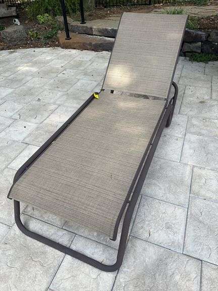 Pair of chaise lounge chairs image