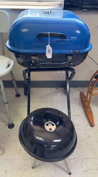 Folding charcoal grill , table top grill image