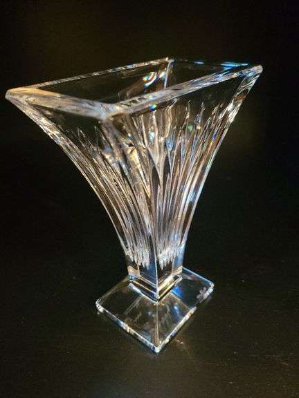 Waterford Crystal Clareon Flower Vase, Lenox Crystal Bowl image