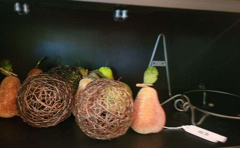 Artificial Fruit, Decorative Wire Ball, Stands image