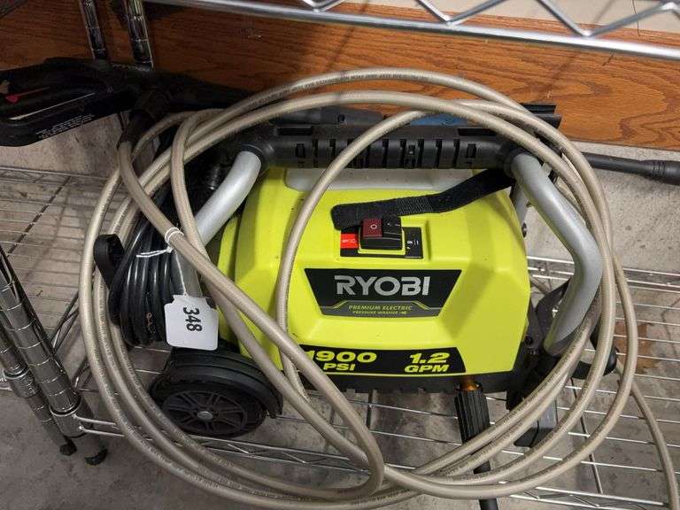 Ryobi 1900 psi 1.2 gpm electric pressure washer image