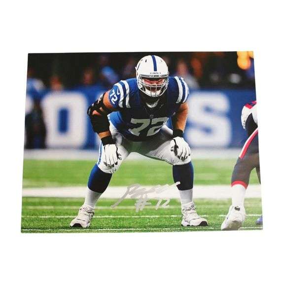 Autographed Colts Braden Smith Photograph image