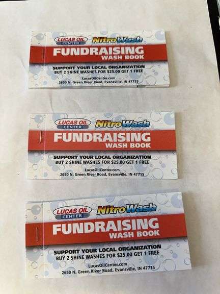 3 Lucas Oil Nitro Wash Coupon Books for Buy 2 Shine Washes for $25.00 Get 1 Free image