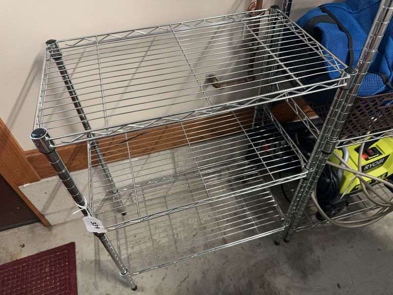 Small metal shelf image