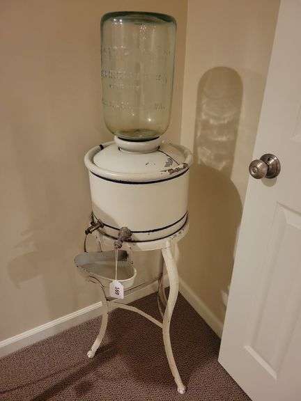 Vintage Merrick Water Co water Dispenser  52" tall image