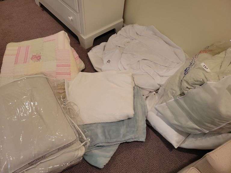 Blankets, Sheets, Pillows, misc image