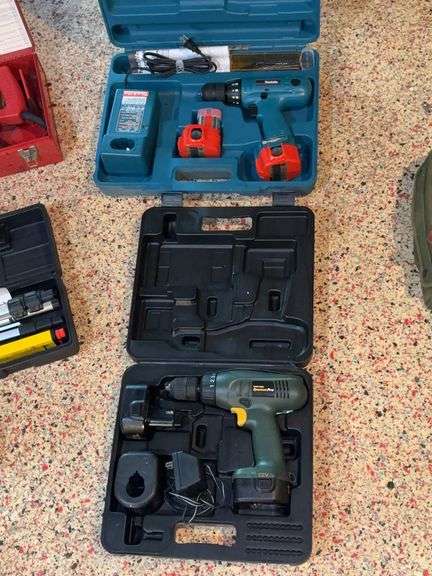 Makita, Black & Decker drills image