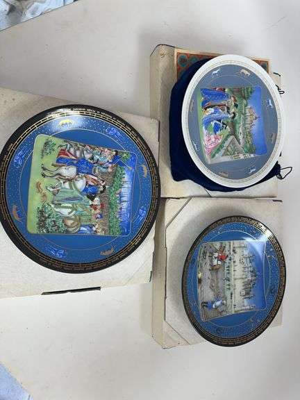 5 Darceau-Limoges collector plates image