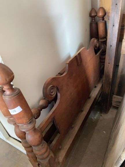 Antique Full size bed - Would make a cool Bench Project! image