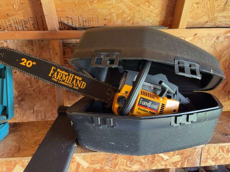 Poulan 20” Farmhand pro chainsaw w/ case image