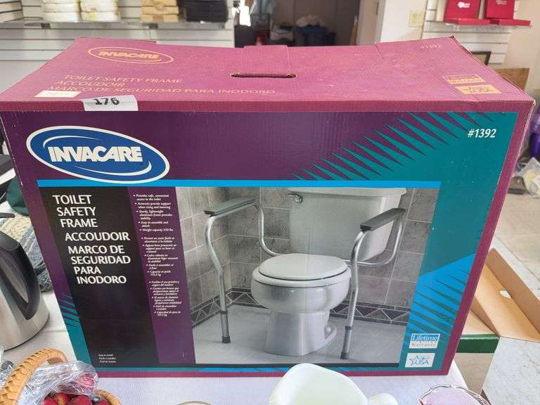 Invacare toilet safety frame image