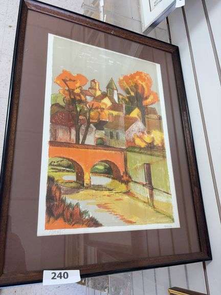 Elaine Thiollier lithograph image