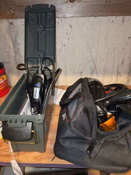 Craftsman 3/8” drill, Dremel tool image