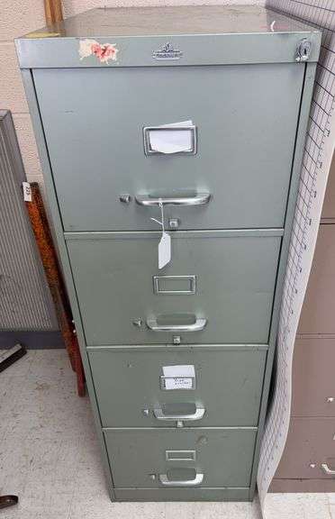 4 drawer metal file cabinet image