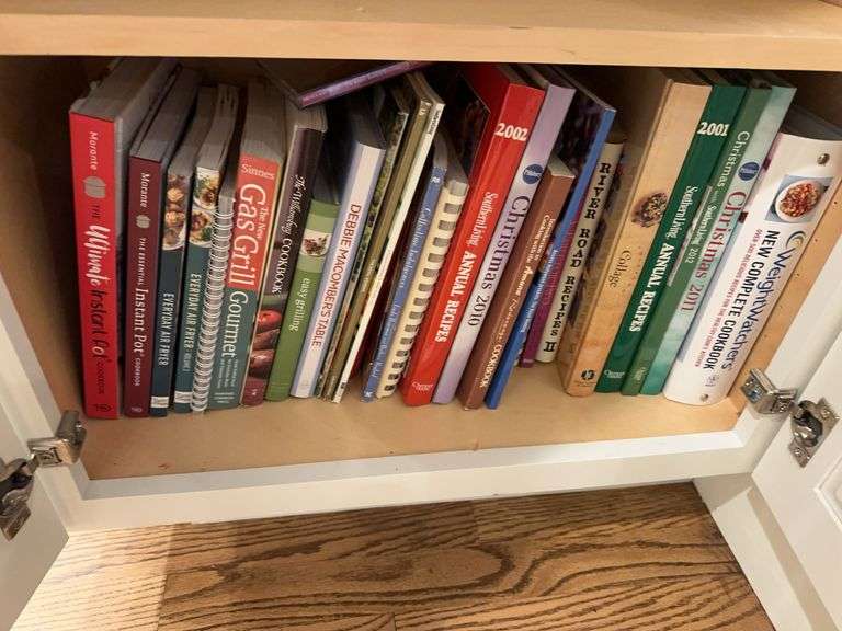 Lot of cookbooks image