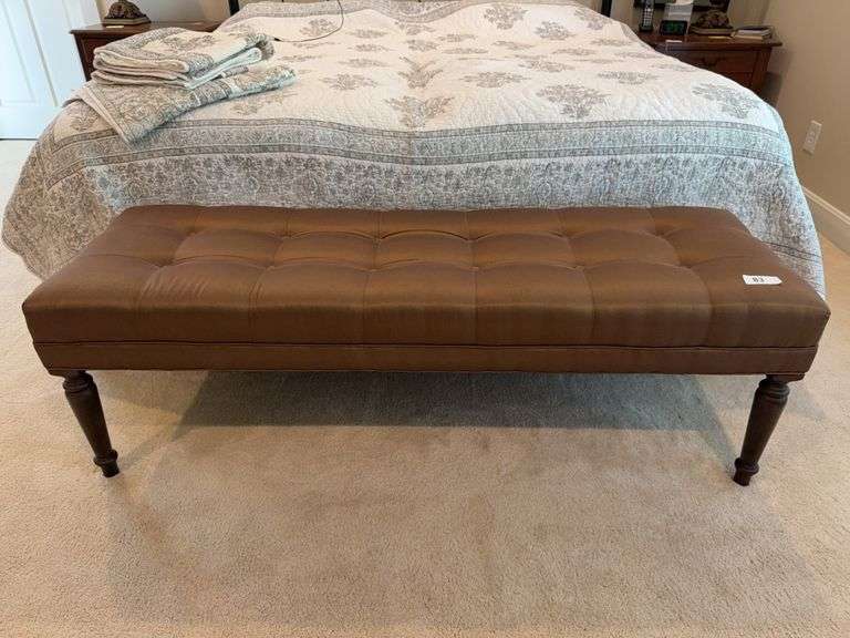 Tufted bench 59" x 19" x 19" image