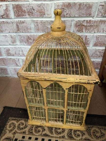 Wood birdhouse 11" x 20" x 11" image