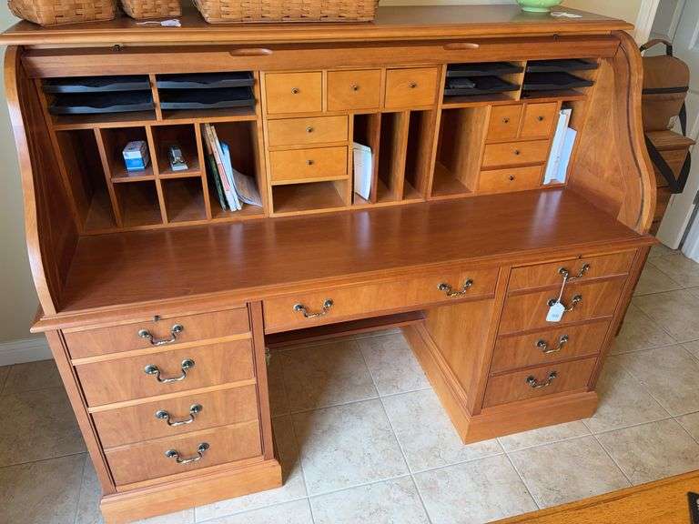 Modern roll top desk image