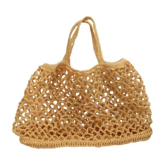 Handmade Straw Market Tote image