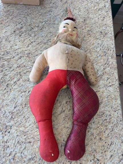 Vintage cloth body doll image