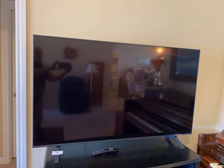 55” LG NanoCell flat screen TV with remote