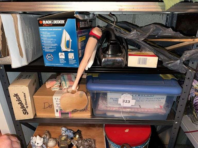 Contents of 2 shelves image