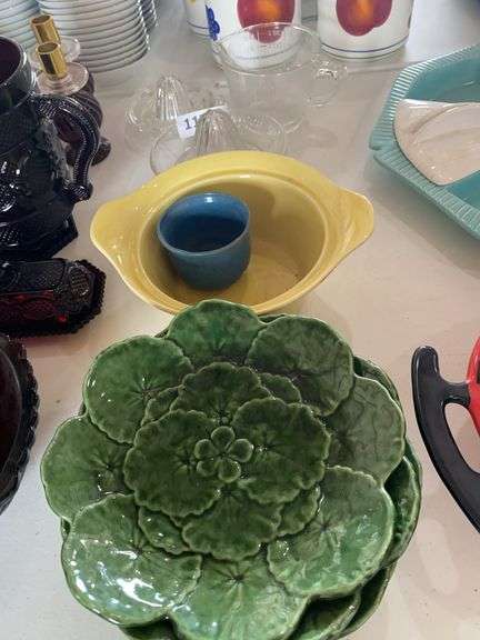 Glass Juicers, Measuring bowel, oven proof bowel, salad plates image