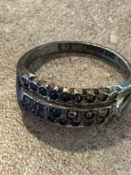 Assorted costume jewelry and sterling ring image