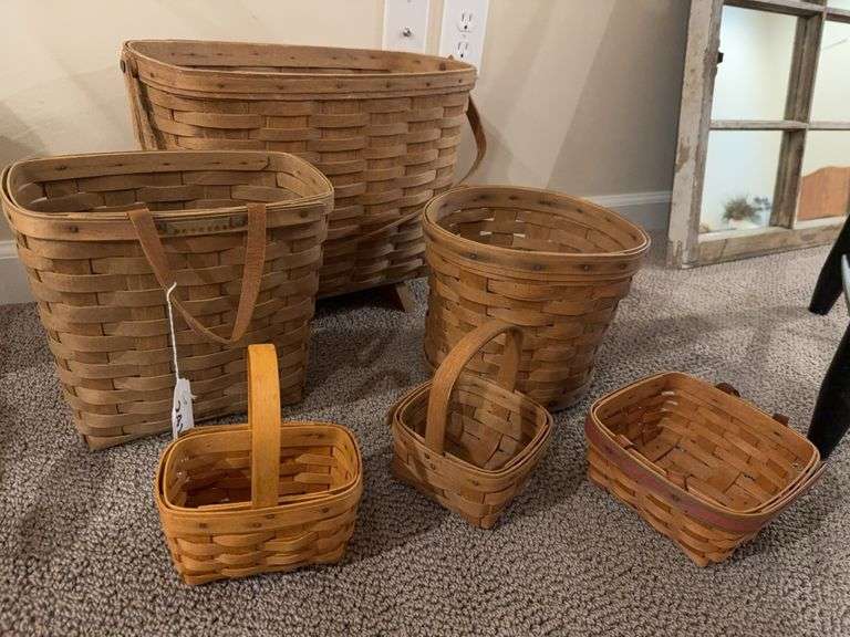 1985 large measuring and vegetable basket and 1986 waste basket image