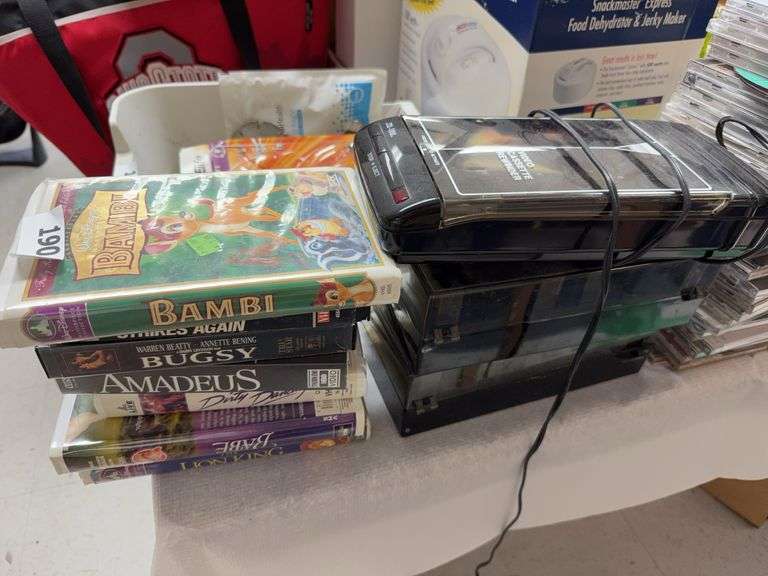 VHS tapes, cassette reminder, cd's image