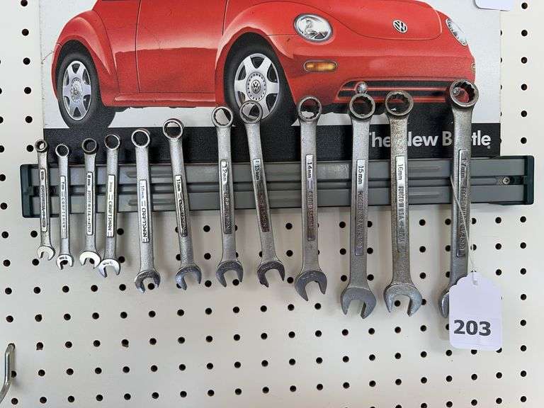 Metric and Standard end wrenches- excludes pictures and magnetic holders image