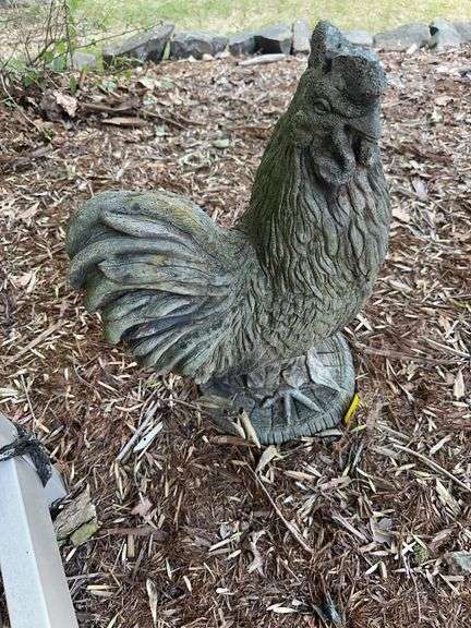 Concrete rooster image