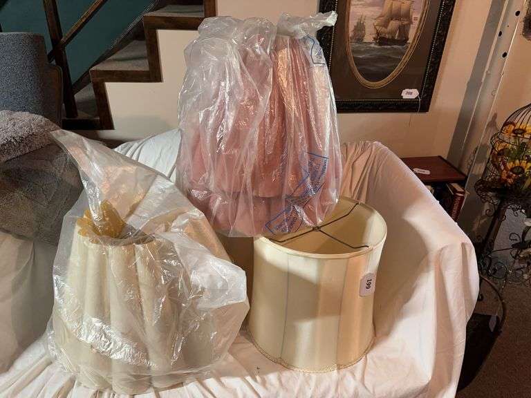 Lot of lamps shades image