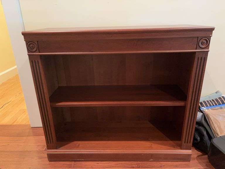 Ethan Allen book case  34”x 30” x13” image