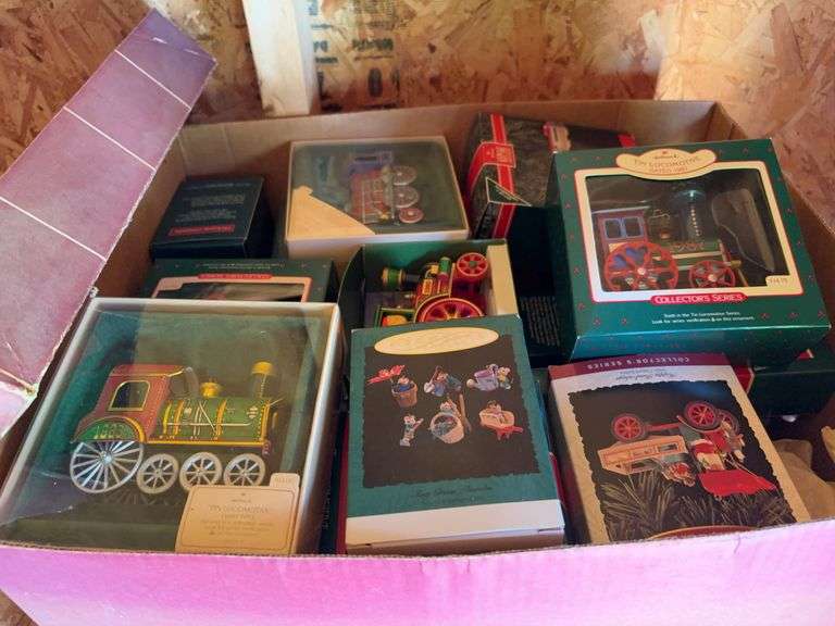 Box of Hallmark ornaments image