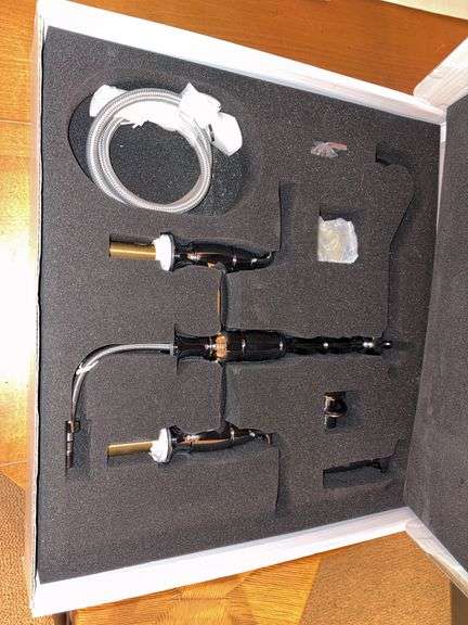 American Standard Victorian Widespread  kitchen faucet with spray image