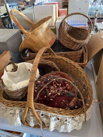 Assorted Wicker Baskets image