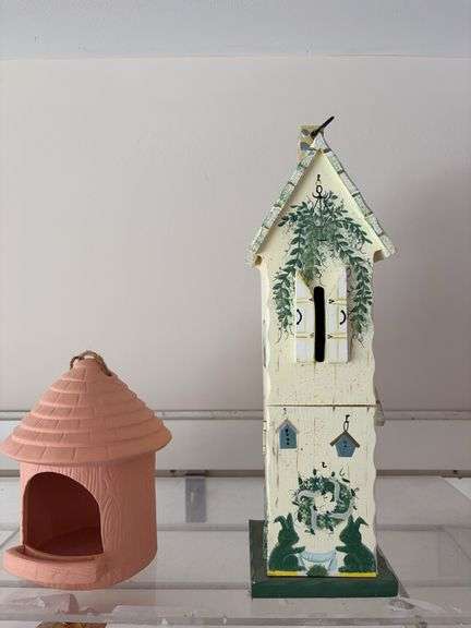 Butter fly house, bird house image