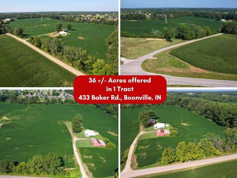 36 +/- Acres of Farmland  with Home, Pole Barn & Outbuildings image