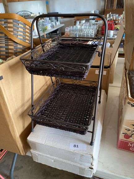 3 Collapsible basket tray displays - NEW image