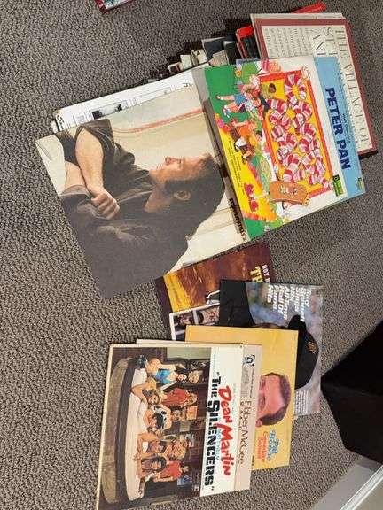 Lot of record albums image