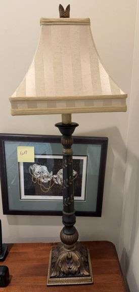 Pair of table lamps 37" t image