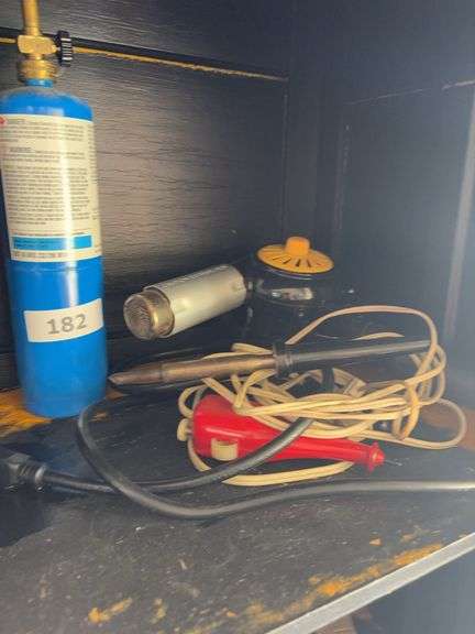 Heat gun, soldering iron, engraver image