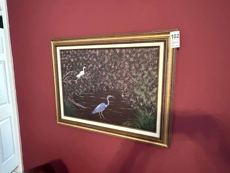 Bird Painting - 24" x 30" image