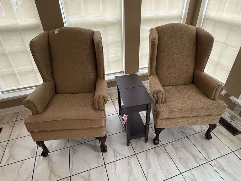 Two Tan Chairs image