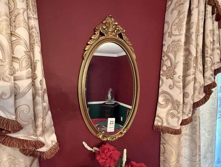 Small Oval Mirror image