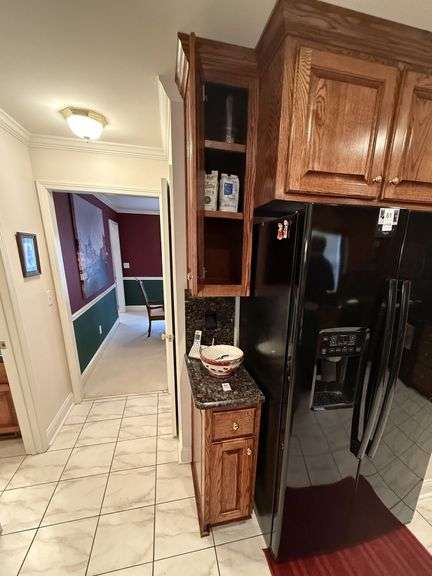 Contents of Upper & Lower Cabinet by Refrigerator image