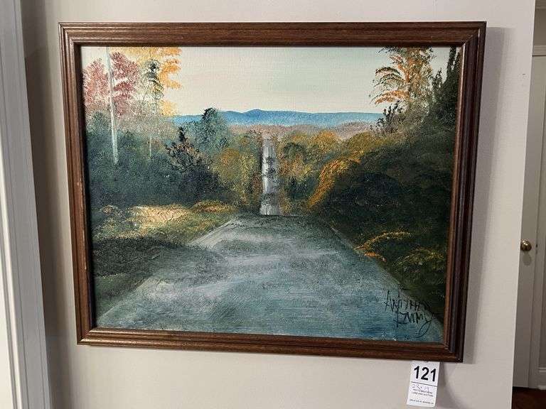 Painting - Waterfall - 22" x 19" image