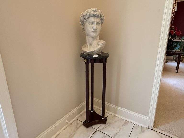 Plant Stand and Bust image