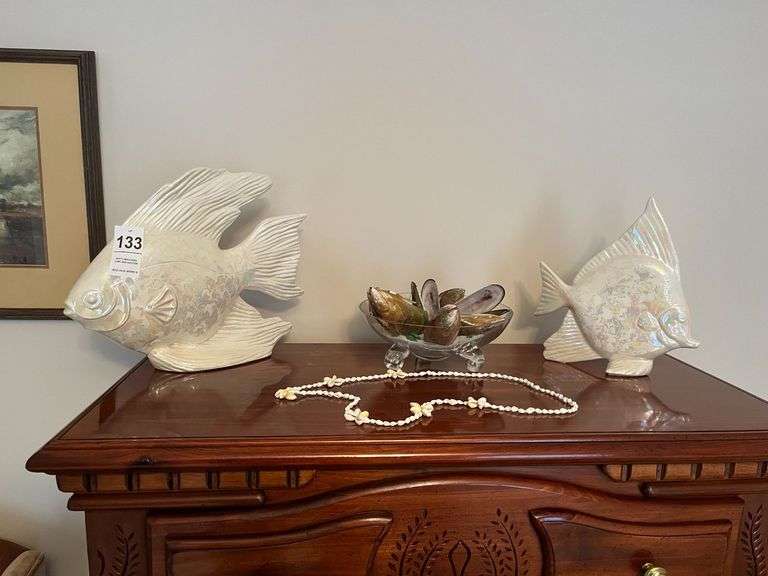 Contents on Top of Chest - Fish & Shells image